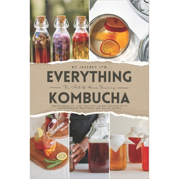 Everything Kombucha: The Art Of Home Brewing, Health Benefits, And Crafting Unique Flavors With Comprehensive Equipment And Recipe Guides (Paperback)