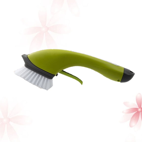 EXHUMKY  Green Water Spray Cleaning Brush for Kitchen and Bathroom 1Pack