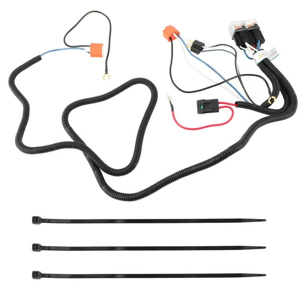 Kit de arnés de cableado de relé de faros, 2 uds., puerto de luces, potenciador de faros, abrillantador de luz oscura, 12V, 40A, 55W Jadeshay A