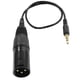 thumbnail image 2 of Conector XLR de 35 cm de 3 clavijas a conector estéreo de 3,5 de sonido de micrófono y sonido Gloria Cable XLR hembra a macho, 2 of 6