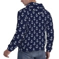thumbnail image 3 of Hoodies for Men - anchor navyblue Long Sleeve Comfrt Men'S Fashion Hoodies & Sweatshirts, Sweatshirts for Men Hoodies Pullover Clothing Clothes with Pouch, 3 of 7