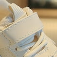 thumbnail image 7 of Otqutp Little Kid Fashion Shoes&nbsp;Spring and Autumn Solid Color Plus Velvet Breathable Non Slip Children's Boys Girls Casual Sports Shoes(White,2.5-3 Years), 7 of 7