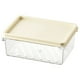 thumbnail image 2 of Recipiente hermético para almacenar alimentos - Juego de 4 piezas con tapas, organizador de plástico transparente para frutas, verduras y sobras, 2 of 4
