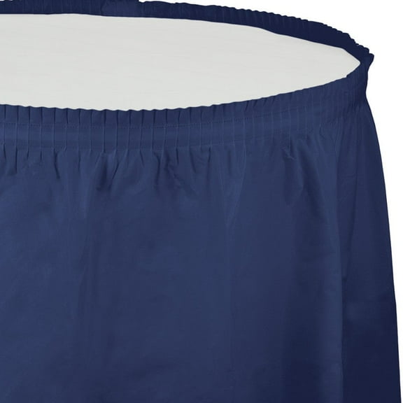 Partypro 010036 Navy Blue Skirt Adhesive Backed 29"X14