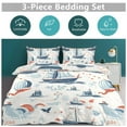 thumbnail image 6 of Retro Sail Bedding Sets Twin Duvet Cover 3 Piece Cute Bed Set for Boys Girls Kid, 6 of 6