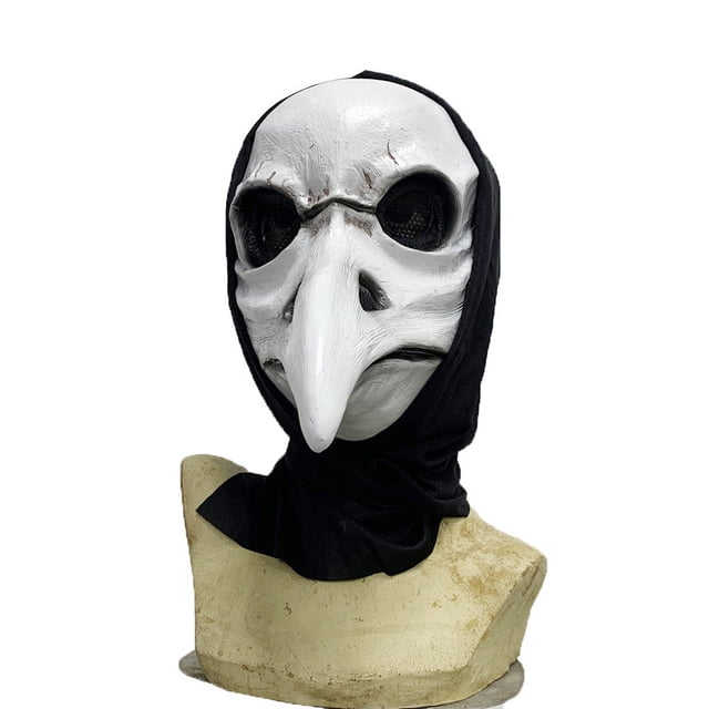Máscara de látex para cosplay de Halloween Plague Doctor