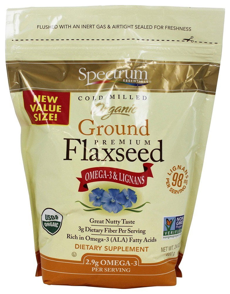 Spectrum Essentials Organic Ground Premium Flaxseed 24 oz(pack of 1