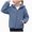 Blue, variant on Kids Zip Up Hoodie School Uniform Boys Girls Zipper Sweatshirt Oversized Y2K Fall Hooded Jackets Preppy Clothes(15-16 Years,Pink)