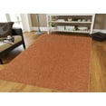 thumbnail image 3 of Home Queen Solid Color Area Rugs Rust - 4' x 6' Oval, 3 of 3