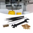 thumbnail image 3 of 3D Printer Nozzles, Tweezers Brush Wrench Rustproof Rust Removal 3D Printer Nozzle Kit High Temperature Resistant Smooth Internal 16Pcs  for Hot Bed, 3 of 7