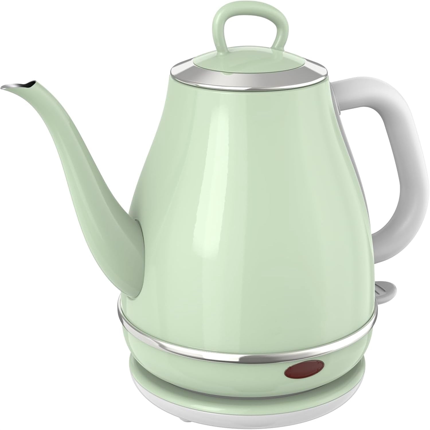 Electric Gooseneck Kettle, 1L 1500WFast Boil, 100% Stainless Steel BPA Free Pour-Over Coffee & Tea Kettle,Water Boiler with Auto Shut & Boil-Dry Protectio,Green