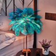 thumbnail image 1 of Feather Table Lamp Bedside Lamp Night Light Battery Operated Led Table Lamp For Bedroom Living Room, 1 of 5