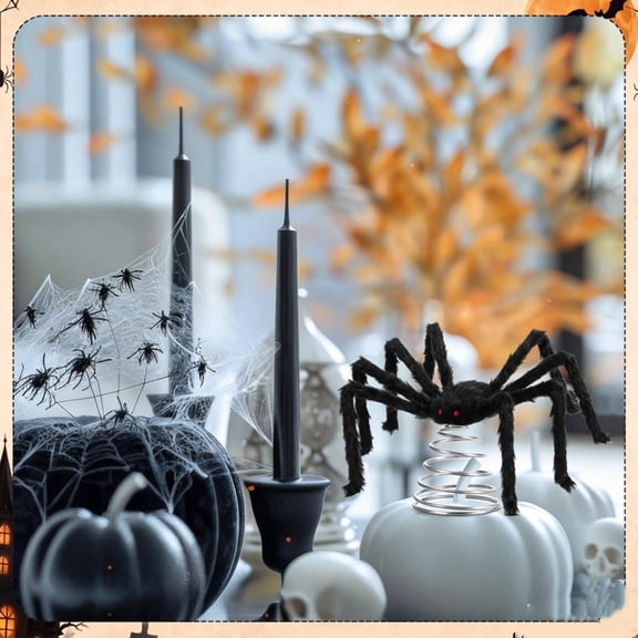 Giant Halloween Decorations 20 Inch Spooky Halloween Decor Creepy Halloween Decorations for Haunted House Indoor Outdoor Yard Party Display, 1 Piece