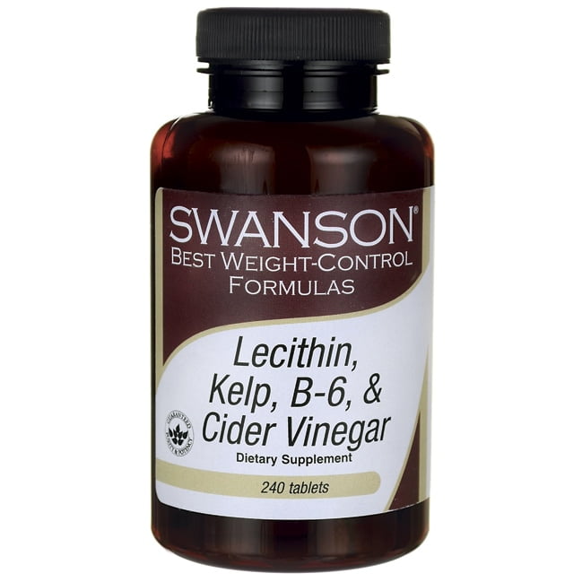 Swanson Lecithin, Kelp, B6, & Cider Vinegar 240 Tablets