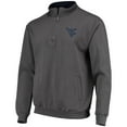 thumbnail image 2 of Men's Colosseum Charcoal West Virginia Mountaineers Tortugas Logo Quarter-Zip Jacket, 2 of 3