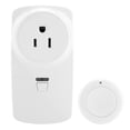 thumbnail image 2 of Interruptor De Toma De Corriente Con Control Remoto Inalámbrico, Ahorro De Energía Conveniente Para Control De Lámpara, 2 of 7