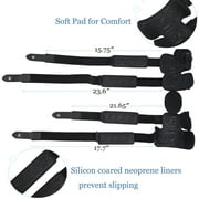 Orthomen OA Unloader Knee Brace, Arthritis Pain Relief, Osteoarthritis, Bone on Bone Knee Joint Pain (Black, Right)