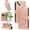 Rosegold, variant on Allytechgroup Wallet Phone Case for iPhone 15 with Credit Card Slot, PU Leather Flip Case with Lanyard for Women Girls Military Grade Drop Protection for iPhone 15, Purple