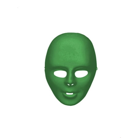 Green Full Face Mask Halloween Costume Accessory