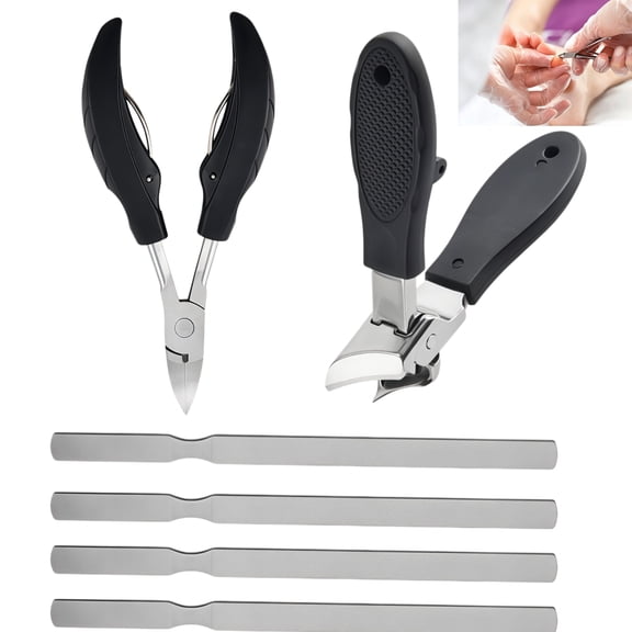 6 Piece Set Eagletip Nail Clippers Splash Resistant Manicure Tools