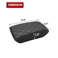 thumbnail image 3 of KBH Center Console Cover for Subaru Crosstrek/Impreza Accessories 2024 2025 2026, Car Arm Rest Box Lid Protector Pad, Black Leather Interior Trim, 3 of 8