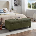thumbnail image 4 of Tabaray 48" Storage Ottoman Bench, Versatile Bed Bench, Living Room Sofa Ottoman, Shoe Bench, Fabric Soft Upholstered for Bedroom, Living Room and Kids Room, 4 of 11