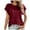 Red, variant on Women Blouses Christmas Sweater Women Sleeve Crop Top Woman Business Shirts Set Tee Shirts Set Shirt Long Sleeve Blouse Dressy Womens plus V N L Three Quarter Top Long Thin Red 2XL