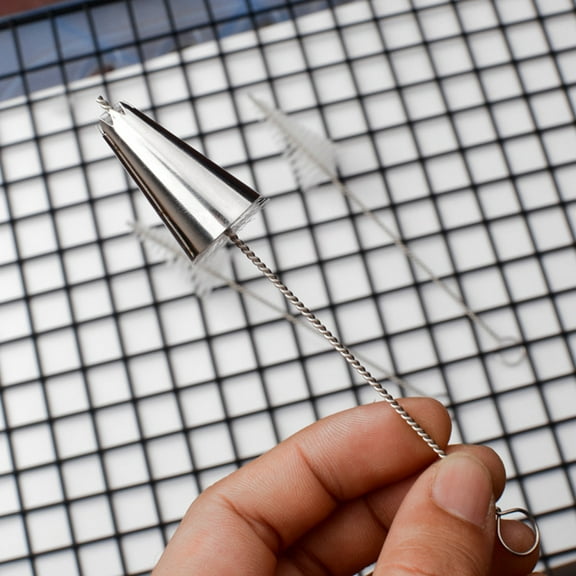 LEORX 10Pcs Nozzle Cleaning Brushes for Piping Nozzles in Use