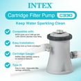 thumbnail image 5 of Intex 28601EG 330 GPH Easy Set Swimming Pool Cartridge Filter Pump with GFCI, 5 of 9