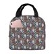 thumbnail image 1 of Disketp Forest Cute Owl for Insulated Lunch Bag for Women and Men, Perfect for Work, Hiking, Picnic, 1 of 8