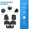 Nilight TPE Floor Mats for Ford Explorer 6 Seats 2020 2021 2022 2023
