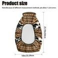 thumbnail image 7 of Renewold All-Weather ATV Seat Cover 25x10 Inch, Waterproof Heavy Duty 4 Wheeler Seat Cover ATV Accessories Decor for Yamaha Raptor 700, Polaris Sportsman 450/750, American Tribal Cow Print Brown, 7 of 7