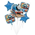 thumbnail image 2 of Thomas The Train Tank Engine 1st Birthday Party Supplies 8 Guest Decoration Kit and Balloon Bouquet, 2 of 10