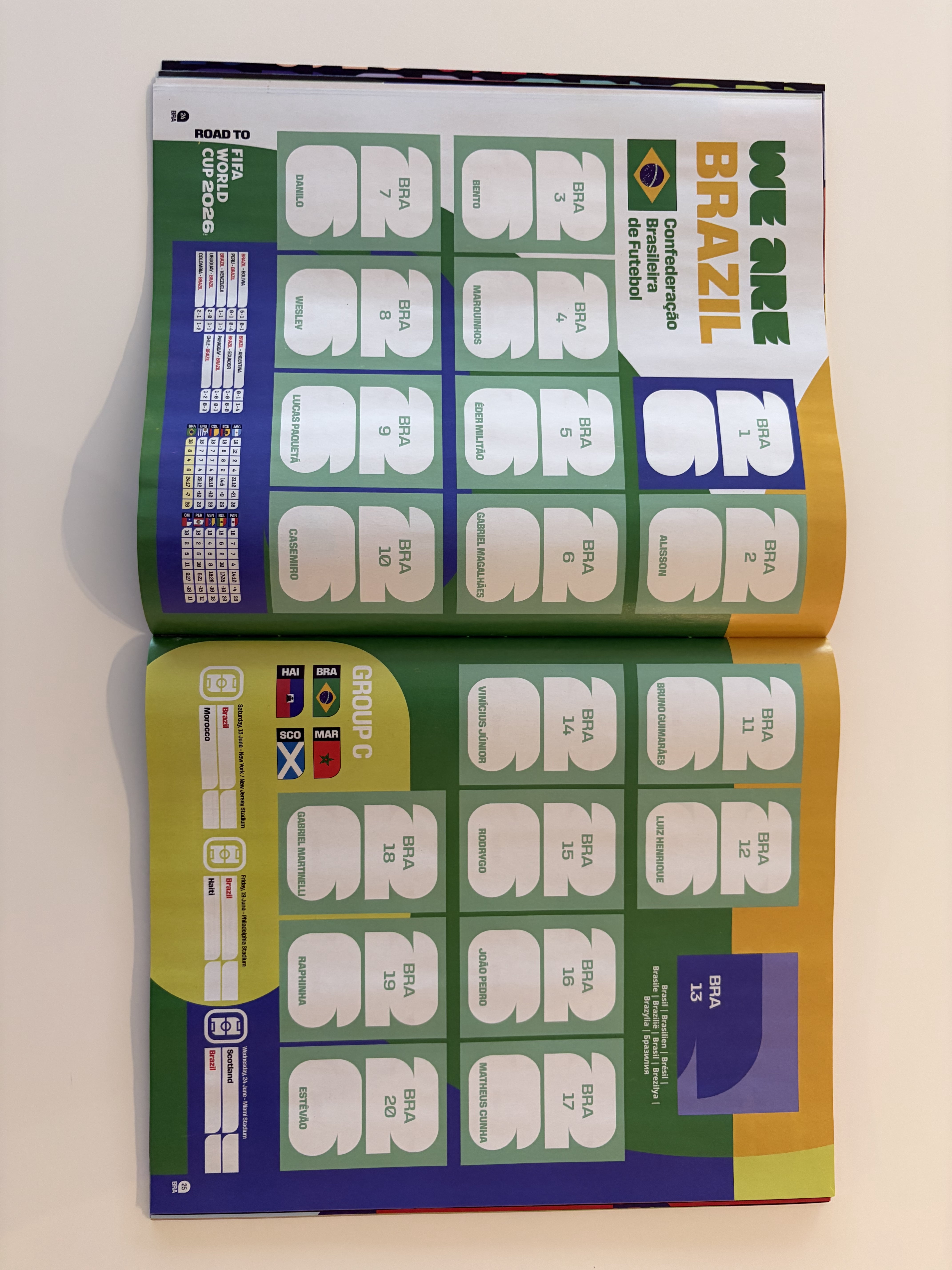 FIFA® World Cup 2026 PANINI® Collection - Soft Cover Album and 1 Box with 50 Sticker Packets