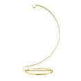 thumbnail image 2 of Creative Hobbies 10 Inch Tall Gold Metal Ornament Display Hanger Stands for Displaying Christmas Ornaments, Glass Terrariums, Etc.- Pack of 6 Stands, 2 of 5