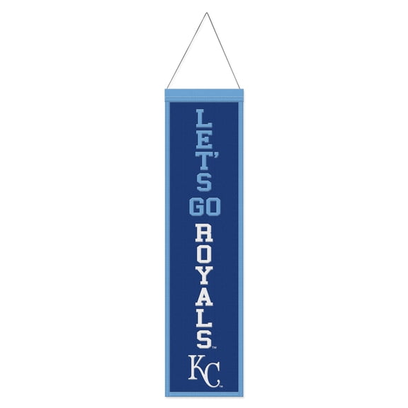 WinCraft Kansas City Royals 8" x 32" Slogan Wool Banner
