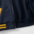 thumbnail image 5 of WOYY Toddler Boys Fleece Lined Bomber Jacket Zip Up Baseball Jacket Outerwear, Sizes 2-3T, 5 of 5