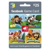 Zynga Facebook $25 Gift Card