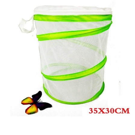 FRCOLOR White PVC Foldable -up Terrarium Habitat Cage for Reptiles Amphibians Small Pets