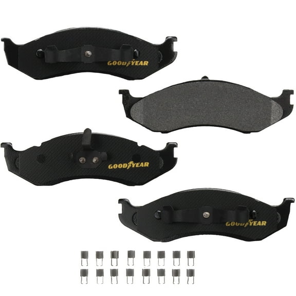 Goodyear Brakes GYD477 Automotive Carbon Ceramic Truck and SUV Front Brake Pads