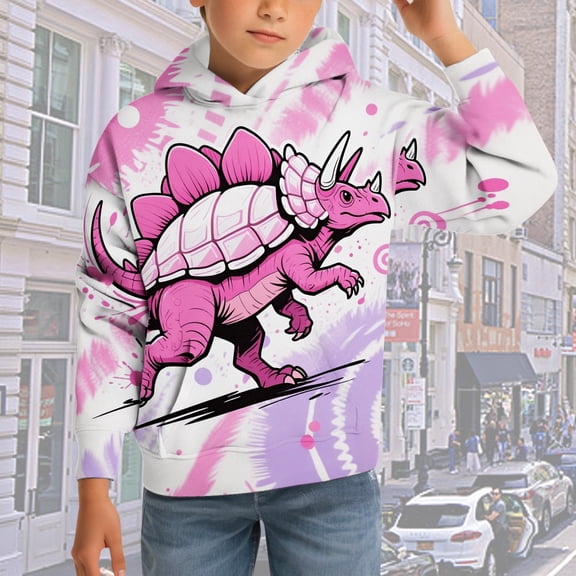 Stylish Boys Hooded Sweatshirt with Graphic Print and Front Pocket for Outdoor Play and Casual Everyday Wear Comfortable Long Sleeve Pullover