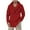 Red, variant on QHFBli Lightweight Mens Trench Coat Men's Classic Double Hooded Anorak Coat Winter Warm Heavyweight Windbreaker with Red L