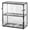 Black#7, variant on Display Shelves 3-SHELF WIRE RACK WITH COVER(1PACK),Inclouding one cover,Wooden Display Shelves