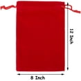 thumbnail image 3 of 20Pcs Velvet Bags With Drawstrings for Christmas Wedding Red Gift Bags Party Favors, 3 of 4