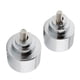 thumbnail image 2 of 2 tapones para extremos de manillar de motocicleta. Plata, 2 of 9