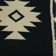 thumbnail image 3 of Black Beige Tribal Woven Down Filled Throw Pillow, 3 of 8