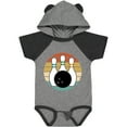 thumbnail image 3 of Inktastic Bowling Pins Ball Bowler Retro Sunset Boys or Girls Baby Bodysuit, 3 of 5