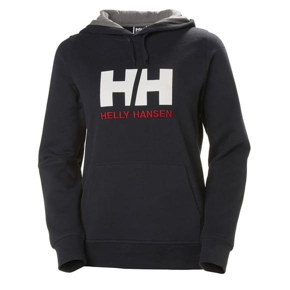 Helly Hansen Chandail à Capuchon Logo Standard HH pour Femmes, 597 Marine, Grand
