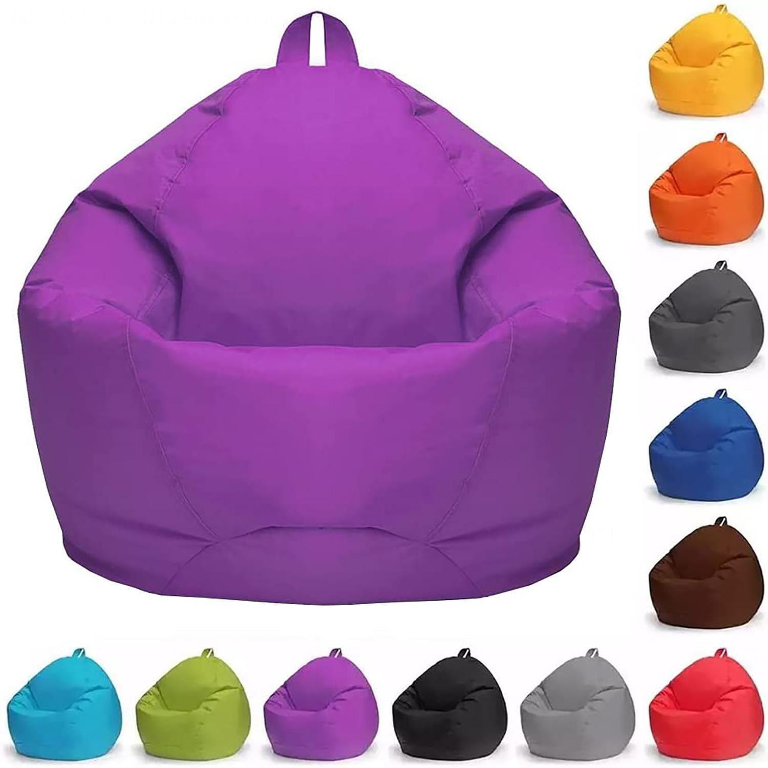 shuwee Pear Bean Bag for Adults and Children, Giant Pouffe without