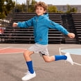 thumbnail image 5 of Mercatoo Boys Zip Up Hoodie Ribbed Cuffs Casual Athletic Outdoor Hooded Sweatshirt Youth Long Sleeve Soft Jacket with Pockets, 5 of 5